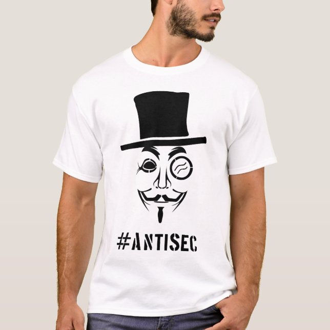 #Antisec FACE T-Shirt (Vorderseite)