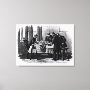 Antiseptische Operation, 1882 Leinwanddruck