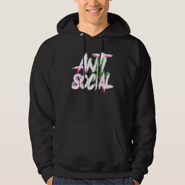 Antisocial Shirt Introvert I Hate People Antisocia (Vorderseite)
