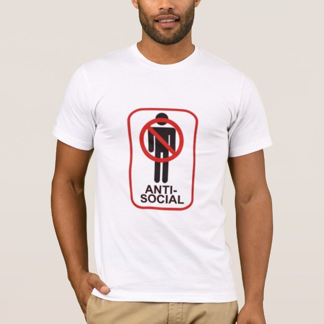 antisozial T-Shirt (Vorderseite)