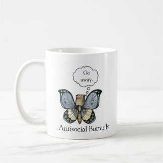 Antisoziale Schmetterlings-Tasse Kaffeetasse