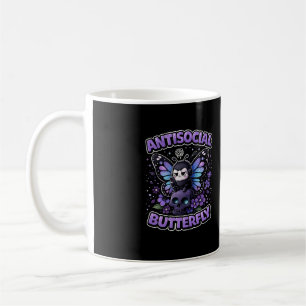 Antisozialer Schmetterling Kaffeetasse
