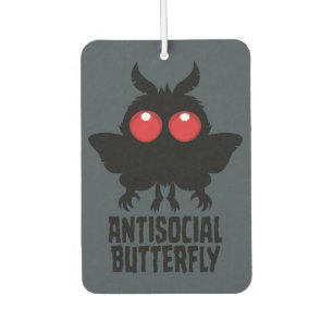 Antisozialer Schmetterling Mothman Kryptid Autolufterfrischer