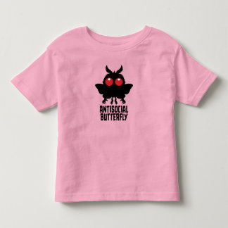 Antisozialer Schmetterling Mothman Kryptid Kleinkind T-shirt