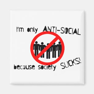 Antisoziales Magnet