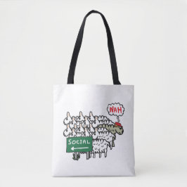 Antisoziales Schafe Tasche