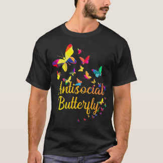 Antisoziales Schmetterling T-Shirt