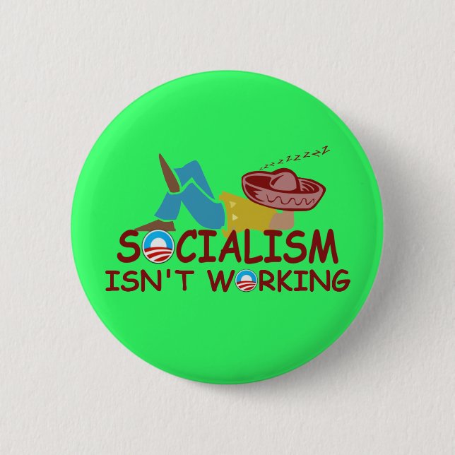 Antisozialismus Button (Vorderseite)