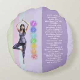 ANTISTRESS CALM CHAKRA VISUALIZATION relax Rundes Kissen