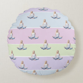 ANTISTRESS CALM MEDITATION RELAX PASTEL CHAKRA RUNDES KISSEN