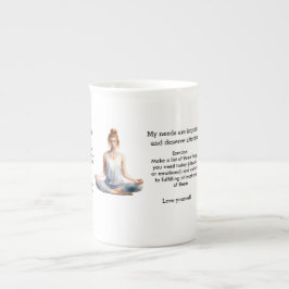 Antistress Peace serenity Chakra Relax calm Prozellantasse