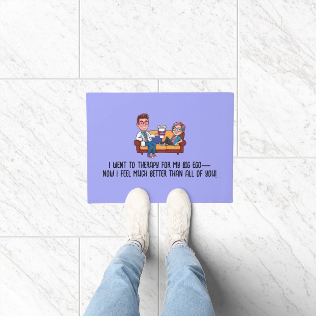 ANTISTRESS psychiatrist THERAPIST MENTAL HEALTH Fußmatte (Indoor)