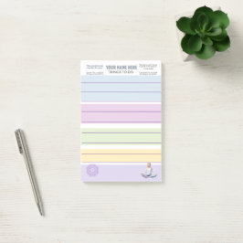 AntiStress Serene Meditation Yoga Chakras relax Post-it Klebezettel