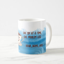 ANTISTRESS SIPPING SERENITY CALM HAPPINESS KAFFEETASSE