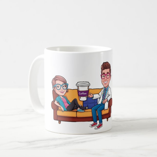 ANTISTRESS This coffee is my therapy Kaffeetasse (Vorderseite Links)