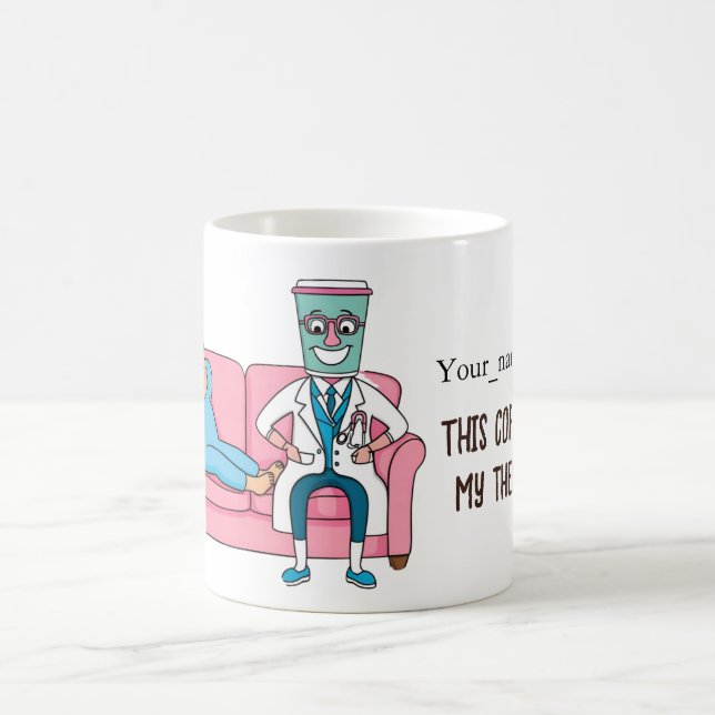 ANTISTRESS This coffee is my therapy Kaffeetasse (Mittel)