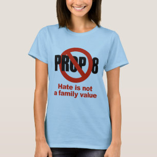 ANTIstütze 8 - Hass ist nicht ein Familienwert T-Shirt
