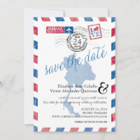 Antithailändische Luftpost Save the Date