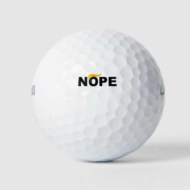 ANTITRUMP GOLFBALL (Vorderseite)