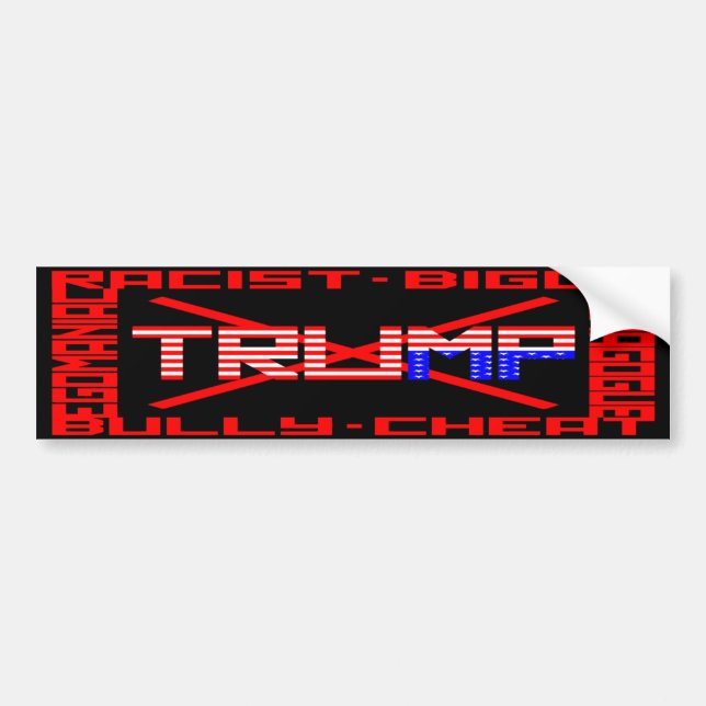 AntiTrumpf Autoaufkleber (Vorne)