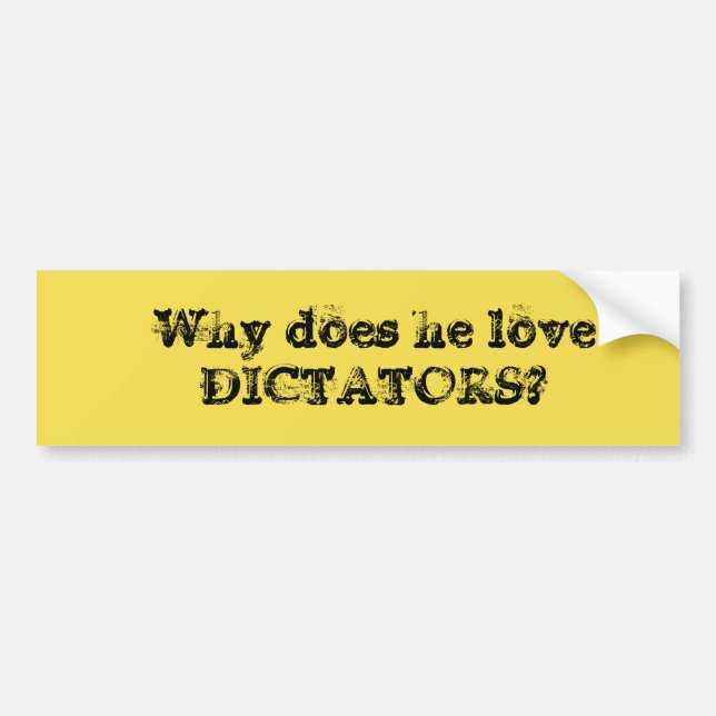 ANTItrumpf-AUTOAUFKLEBER Autoaufkleber (Vorne)