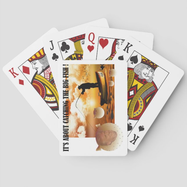 AntiTrumpf/Fangen der großen Fische! , Spielkarten (Rückseite)