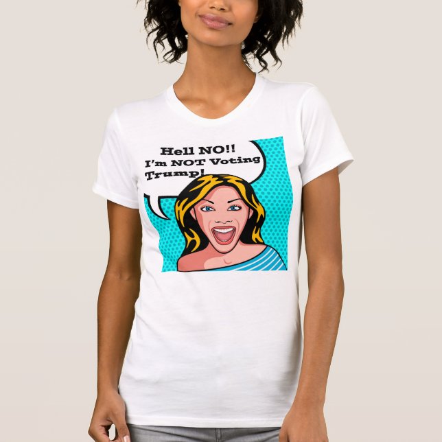 Antitrumpf-T - Shirt für Frauen (Vorderseite)