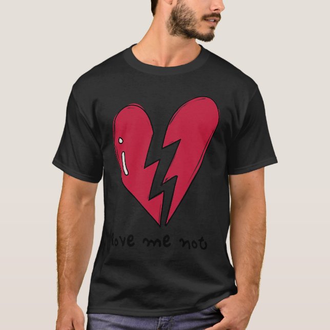 Antivalentine Liebe ich T-Shirt (Vorderseite)