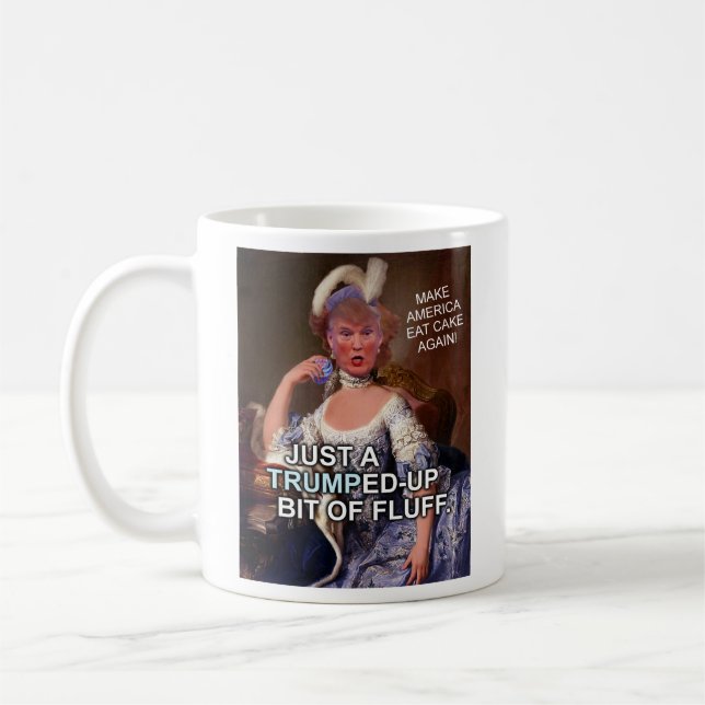 Antiwahl 2016 donald Trump Marie Antoinette Kaffeetasse (Links)