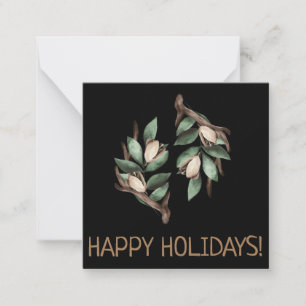 Antler avec carte postale à branche verte