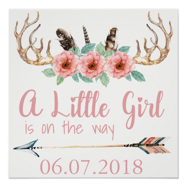 Antler Baby Shooter Poster (Vorderseite)