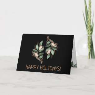 Antler mit grüner Verzweigung Postkarte