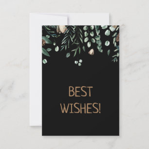 Antler mit grüner Verzweigung Postkarte
