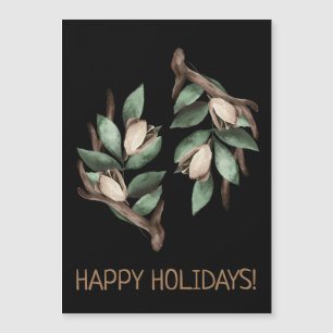 Antler mit grüner Verzweigung Postkarte