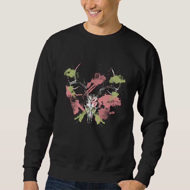 Antler nature game rutting season close season hun sweatshirt (Vorderseite)