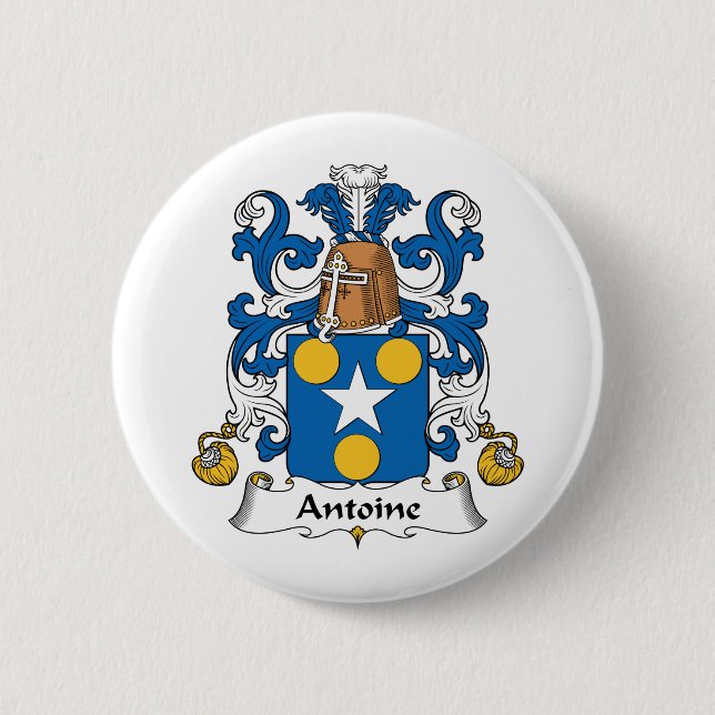 Antoine-Familienwappen Button (Vorderseite)