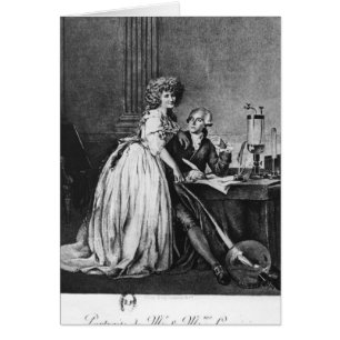 Antoine Laurent Lavoisier et son épouse