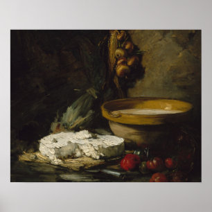 Antoine Vollon - Stillleben mit Käse Poster