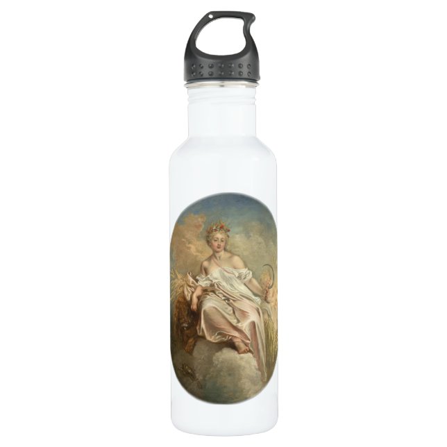 Antoine Watteau Ceres (Sommer) c1717-1718 Edelstahlflasche (Vorderseite)