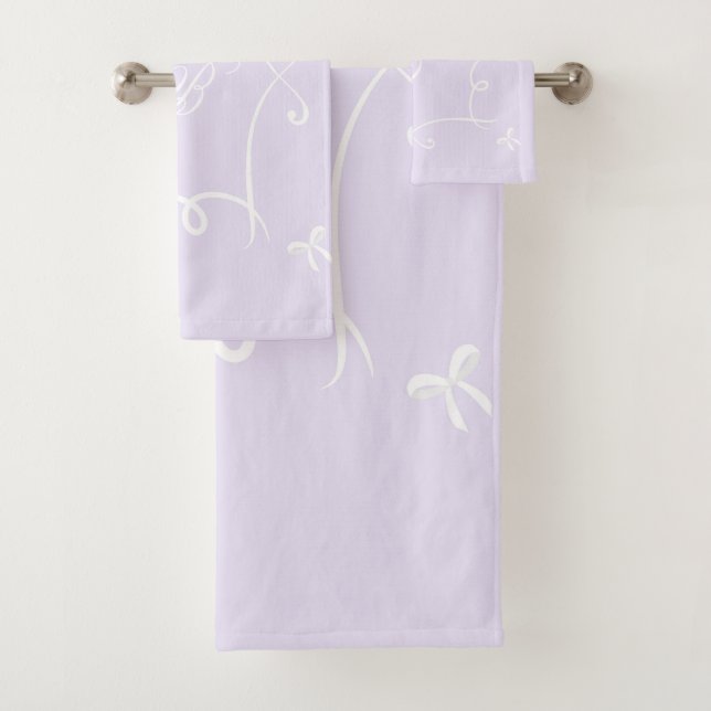 Antoinette Lavender Élégant Emblème Filigree (En situation)