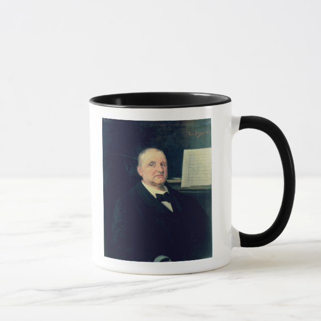 Anton Bruckner, 1889 Tasse (Rechts)