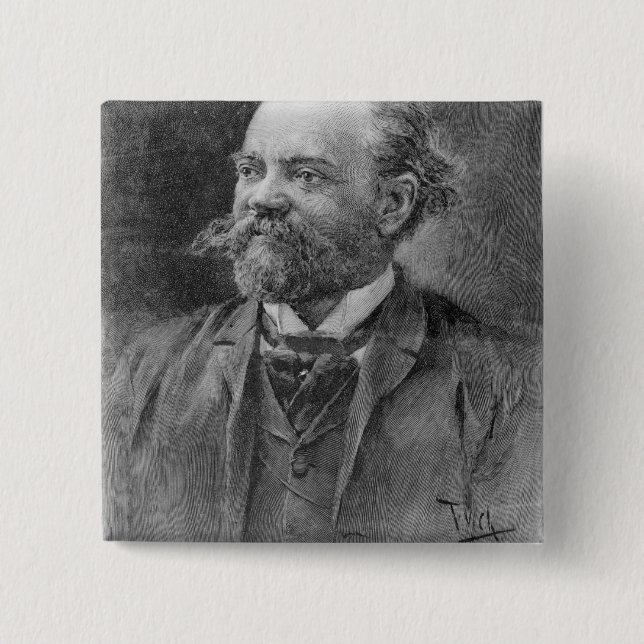 Anton Dvorak, 1894 Button (Vorderseite)