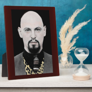 Anton LaVey 8x10 Standup-Portrait Fotoplatte