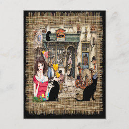 Anton Pieck - CHEMISTISCHES Geschäft Postkarte