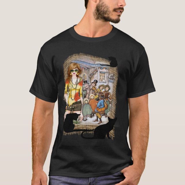 Anton Pieck - Sängerin Dress T-Shirt (Vorderseite)