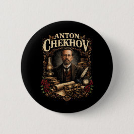 Anton Tschechow Button