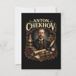 Anton Tschechow Dankeskarte
