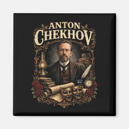 Anton Tschechow Magnet