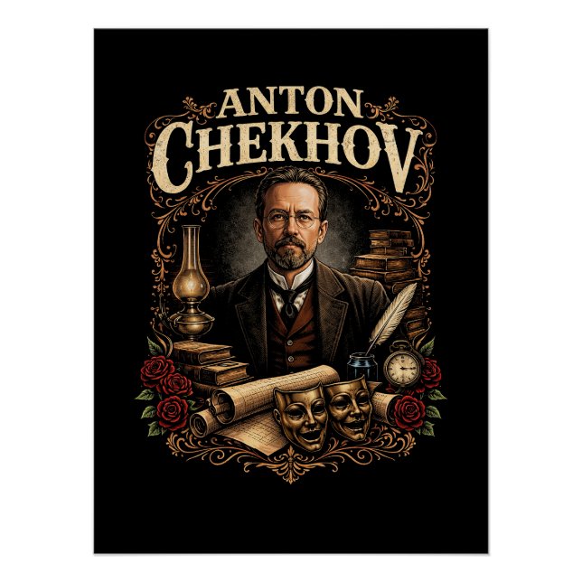 Anton Tschechow Poster (Vorderseite)