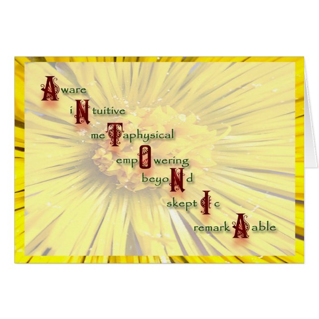 antonia (Vorderseite (Horizontal))